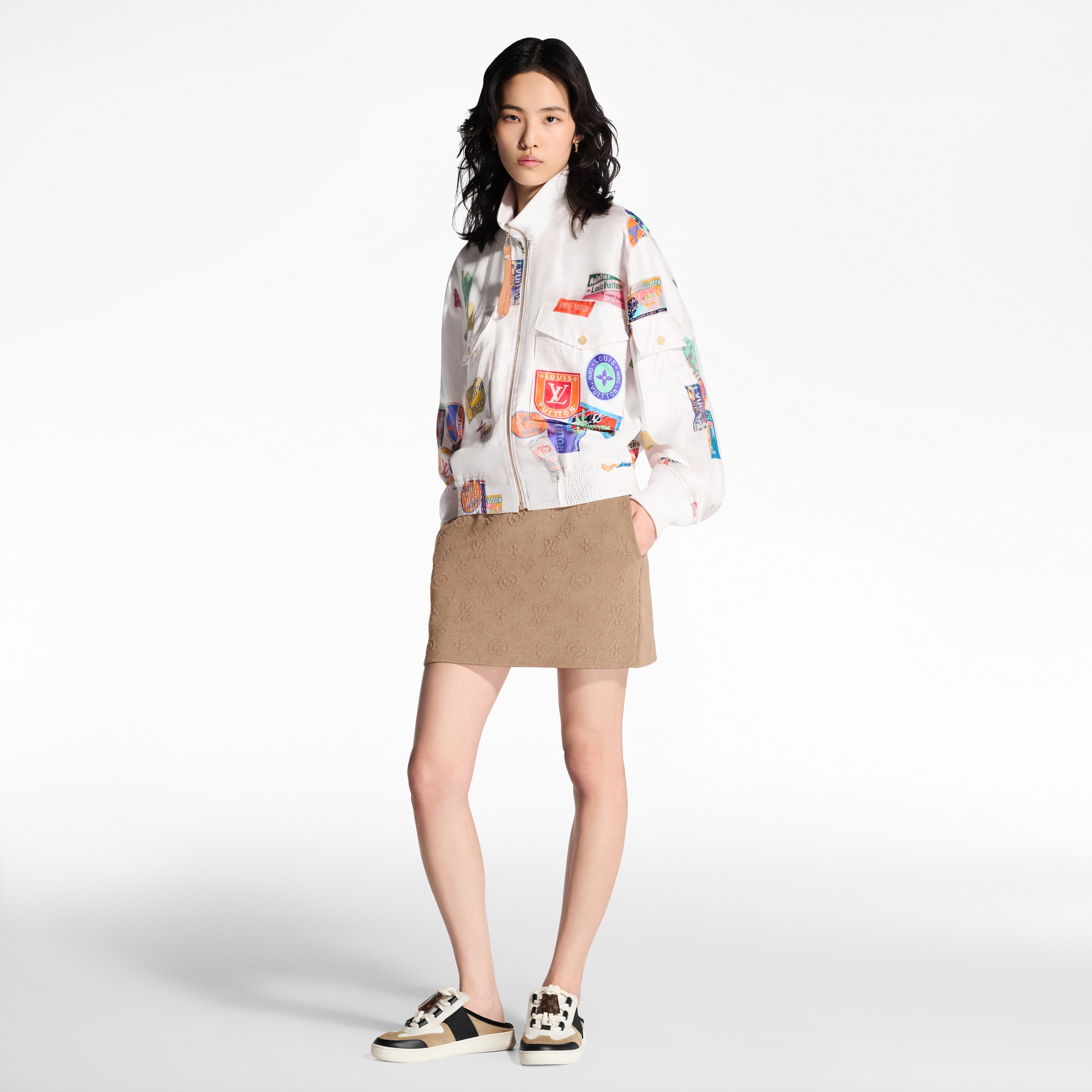 Travel Patch Bomber Jacket - Women - Ready-to-Wear | LOUIS